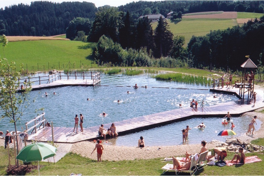 Gemeindebad in Österreich mit Kinderbadebereich
